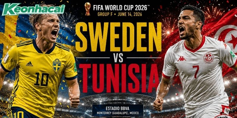 Thụy Điển vs Tunisia có phong độ khá trái ngược Thụy Điển vs Tunisia có phong độ khá trái ngược
