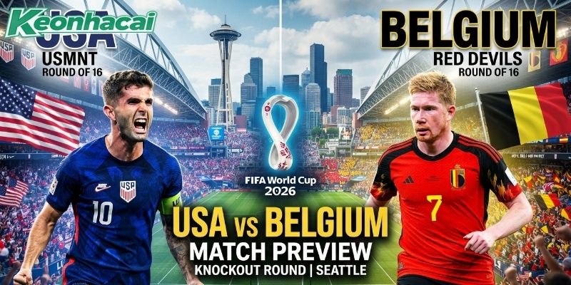 Mỹ vs Bỉ quyết tâm vượt qua đối thủ Mỹ vs Bỉ quyết tâm vượt qua đối thủ